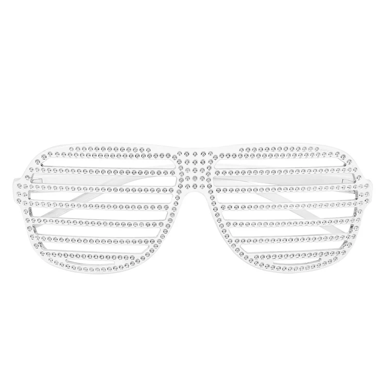 Bril luikjes Spectacular wit