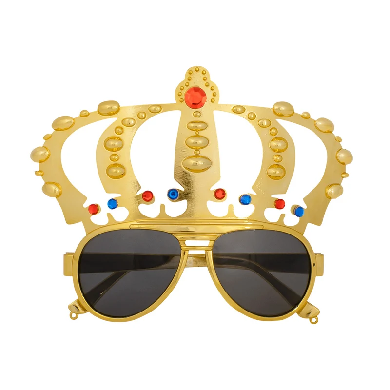 Bril koningskroon goud King