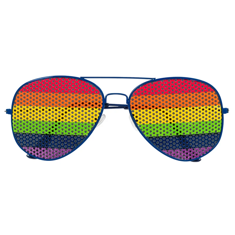 Bril regenboog glazen Rock
