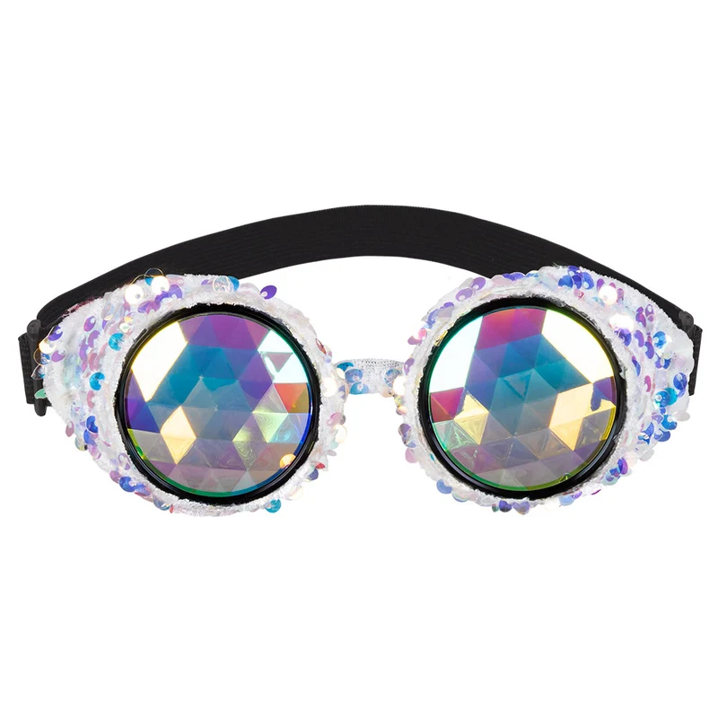 Steampunk bril Mirage zilver