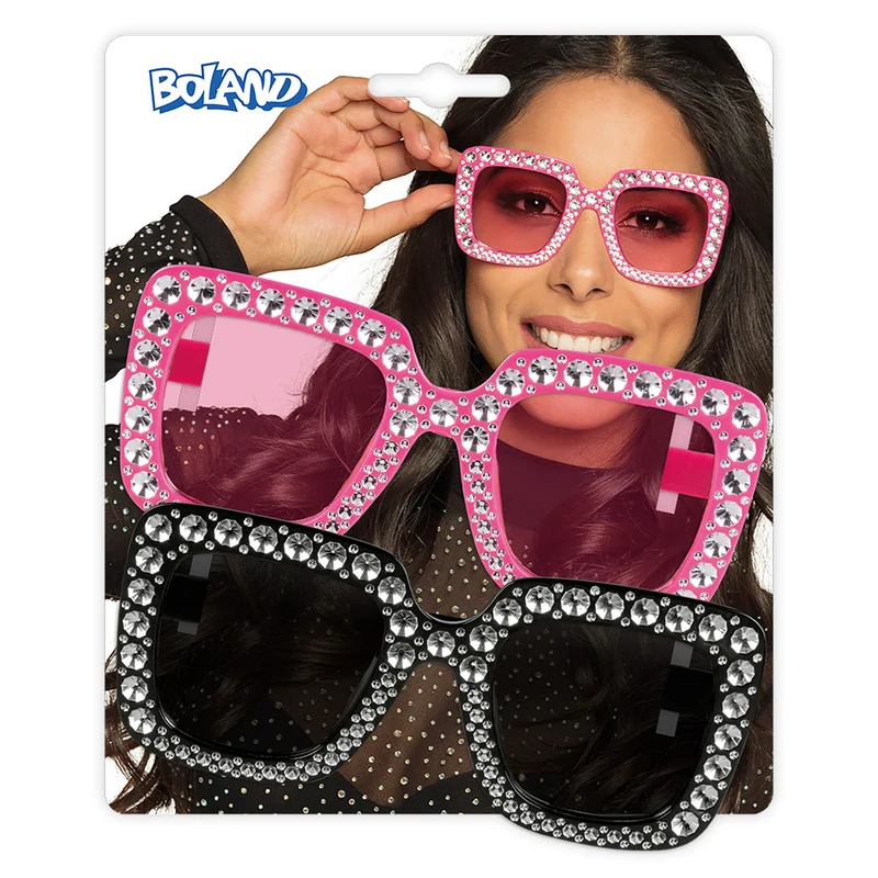 2 Partybrillen Bling bling