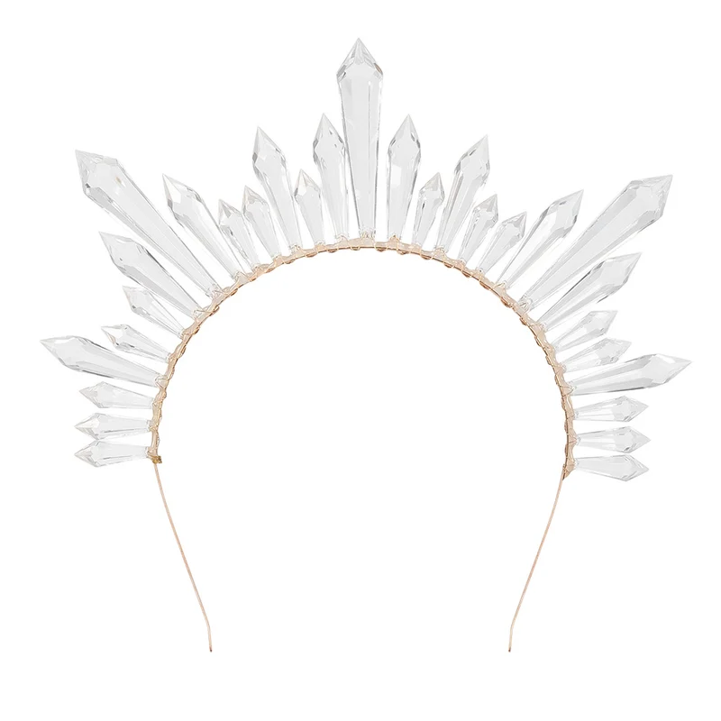 Diadeem Halo kroon Saphira