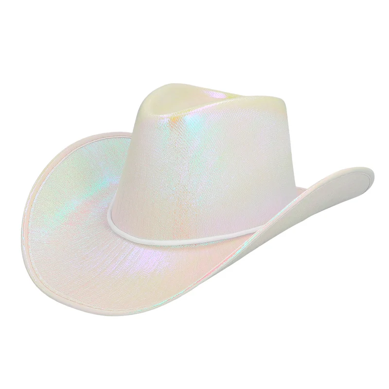 Witte cowboyhoed Pearl wit