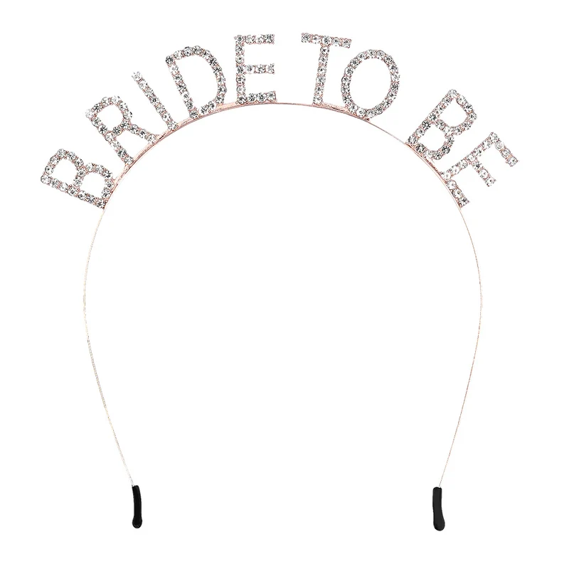 Metalen diadeem 'BRIDE TO BE' haarband