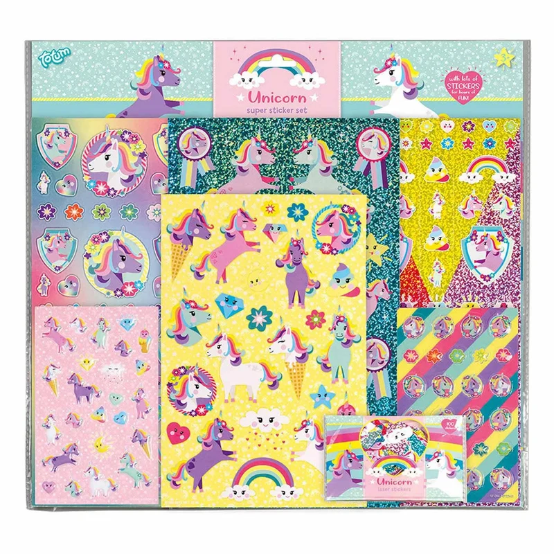Stickerset Unicorn XL