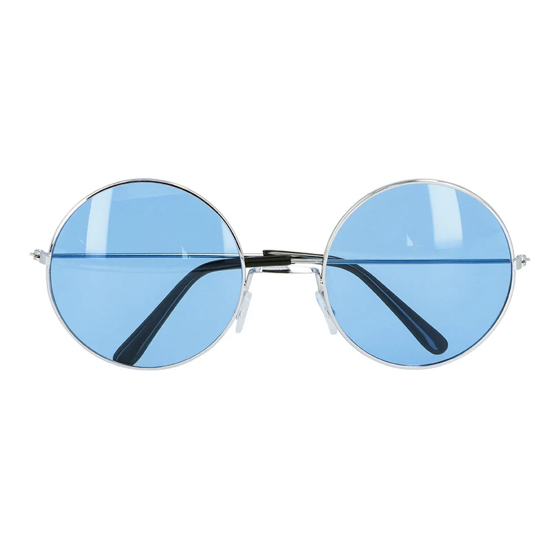 Hippie bril XL blauw