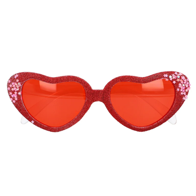 Hartjes bril Love rood