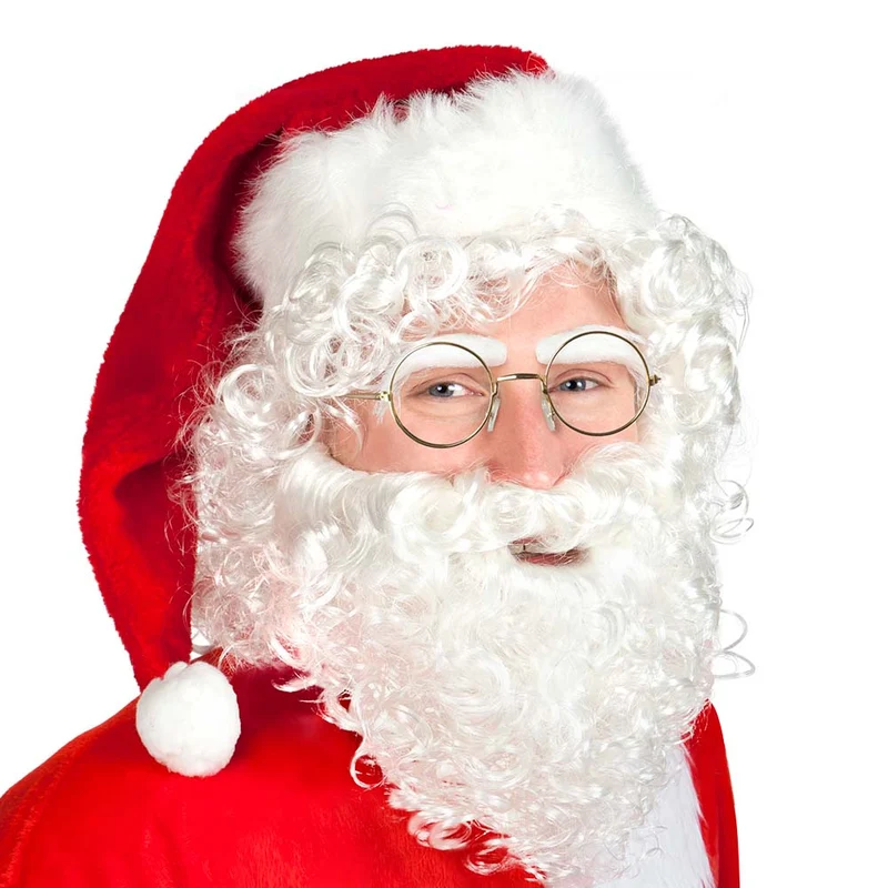 Bril goud montuur kerstman
