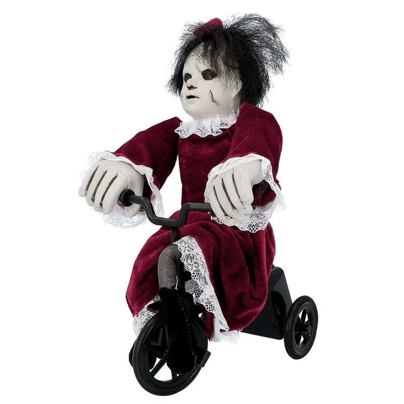 Decoratie Griezel Angry Mathilde op fiets