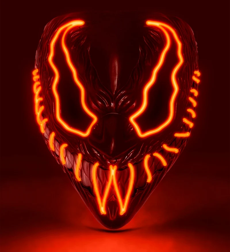 Monster masker led rood