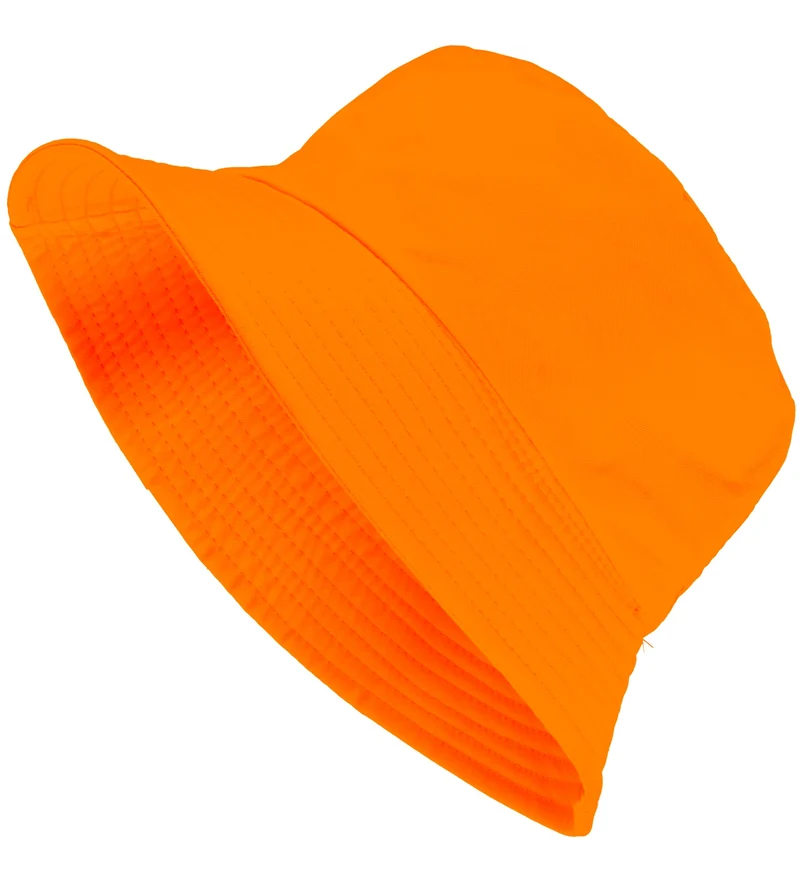 Vissershoedje neon oranje