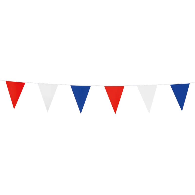 Vlaggenlijn Klein Rood Wit Blauw (3m)