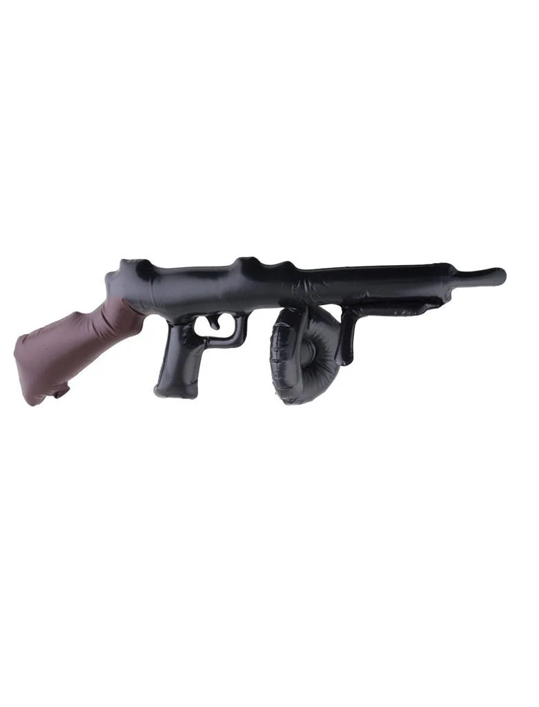Opblaasbare mitrailleur voor gangster