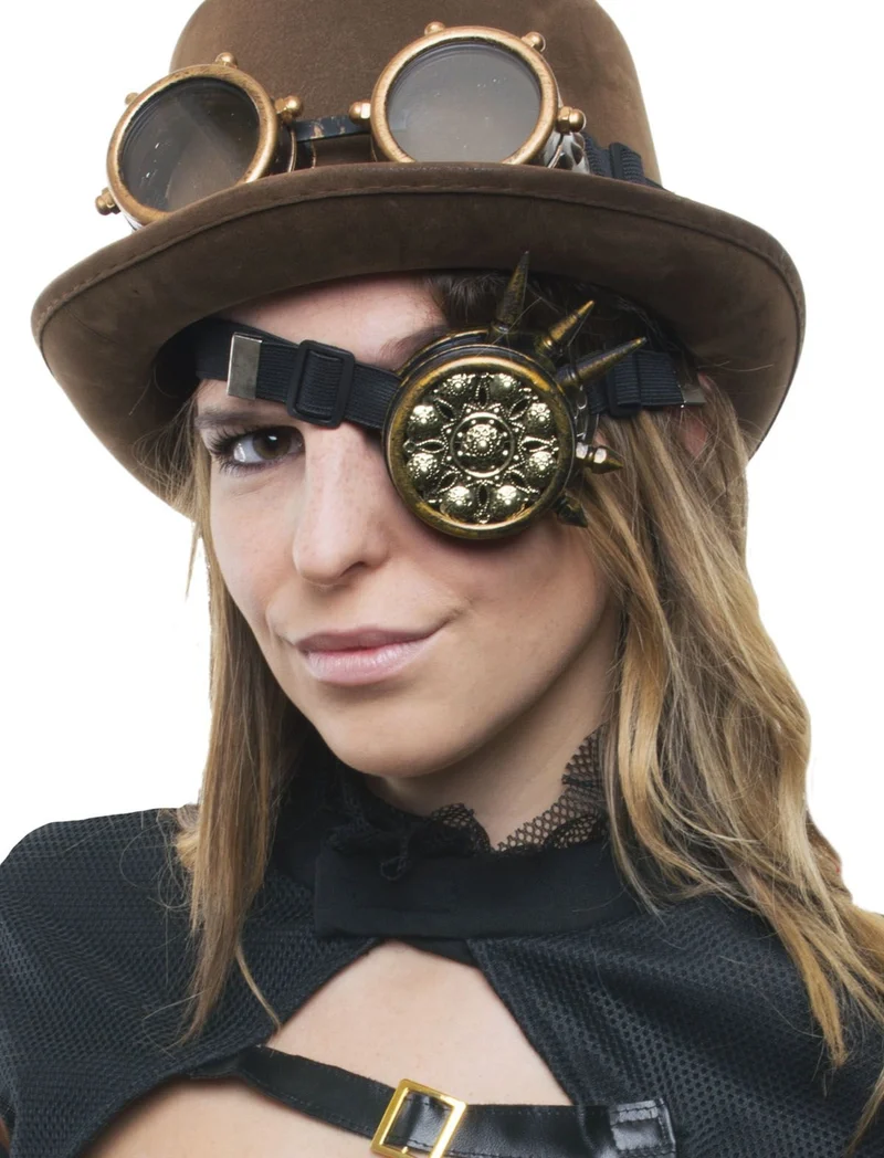 Monocle steampunk bril