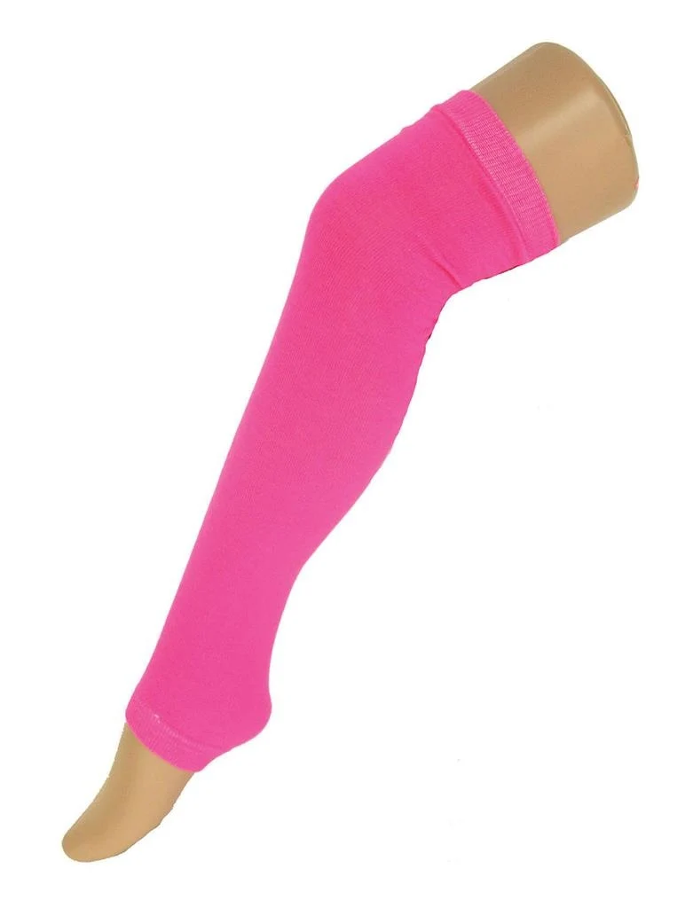Neon roze beenwarmers 60cm