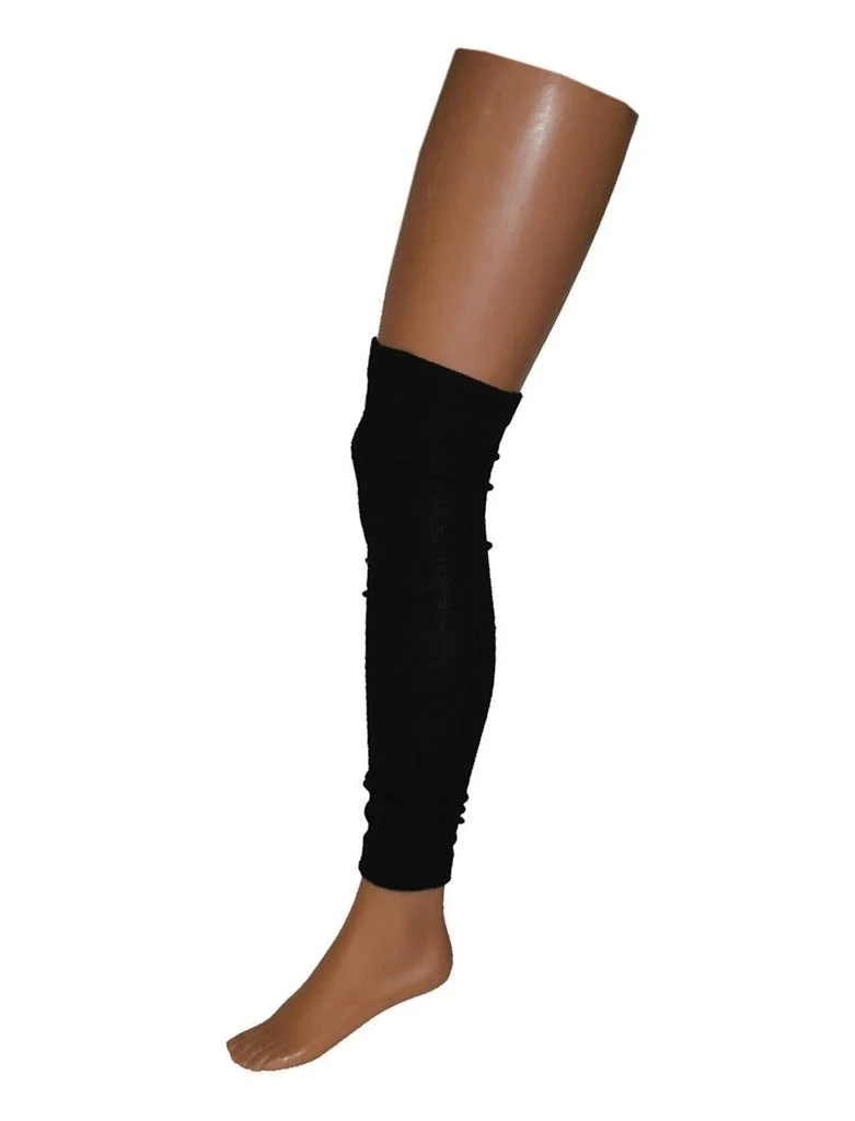 Zwarte beenwarmers 70cm
