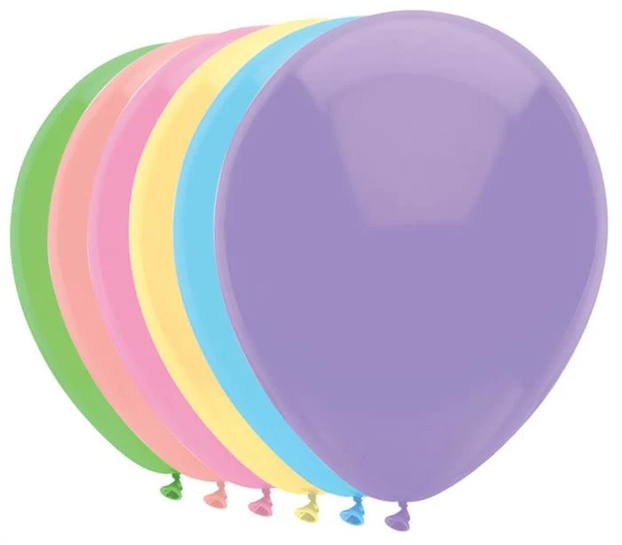 Pastel Ballonnen mix kleuren 30cm 100st
