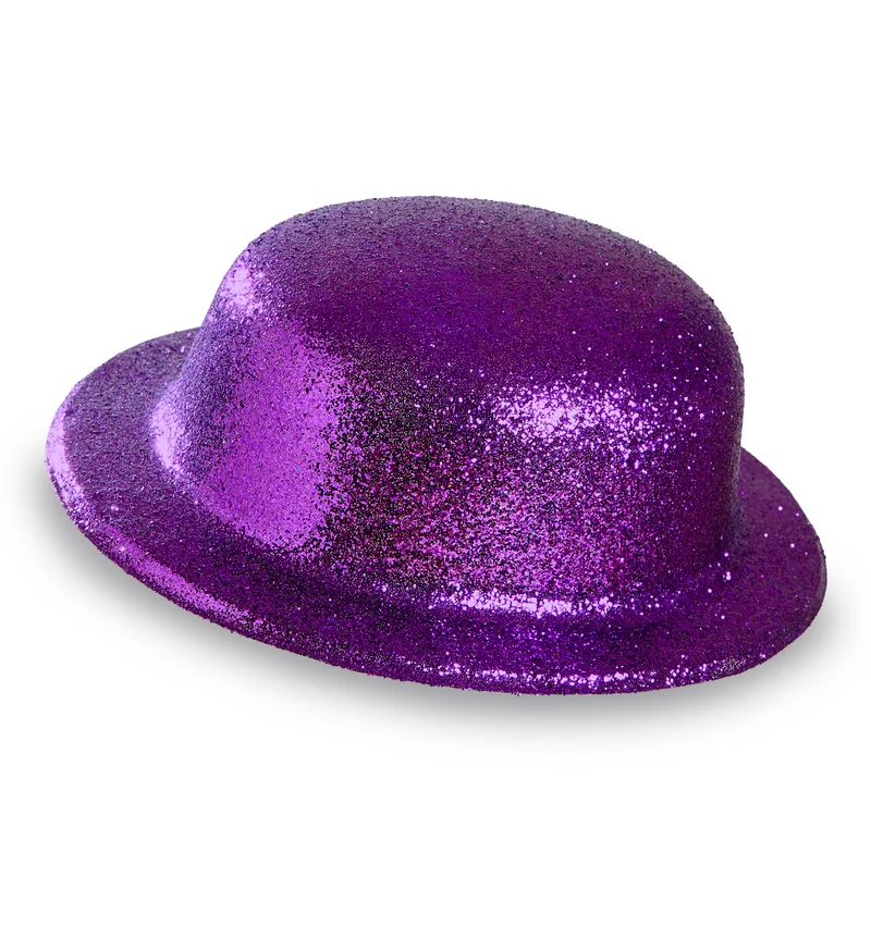 Glitter bolhoed paars