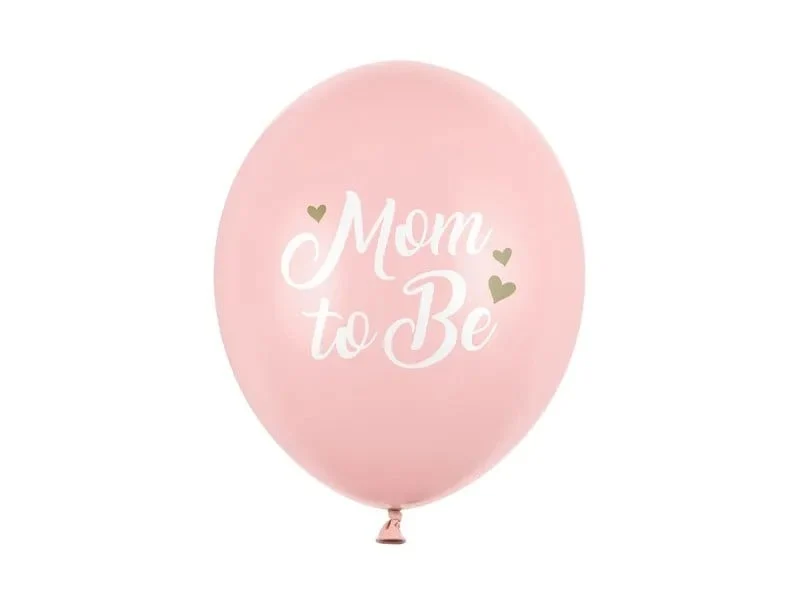 Ballonnen 'Mom To Be' Lichtroze (50st)