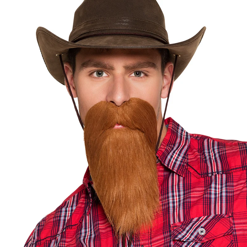Baard Cowboy bruin lang