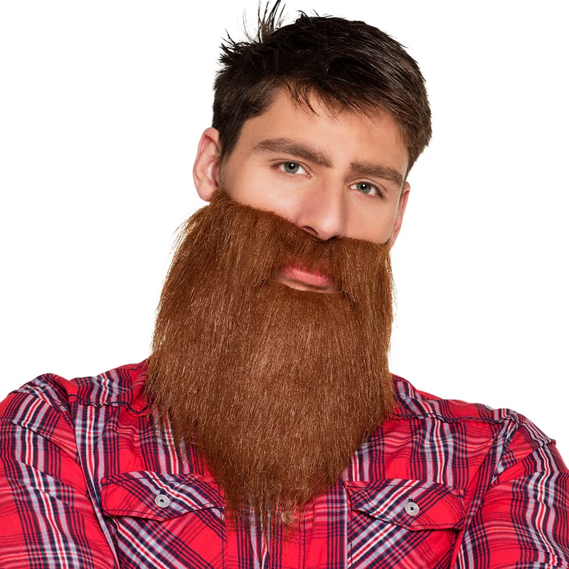 Baard Hipster kabouter bruin