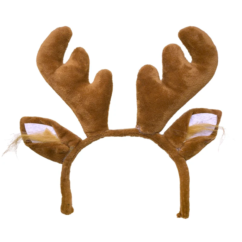 Rendier haarband bruin kerst