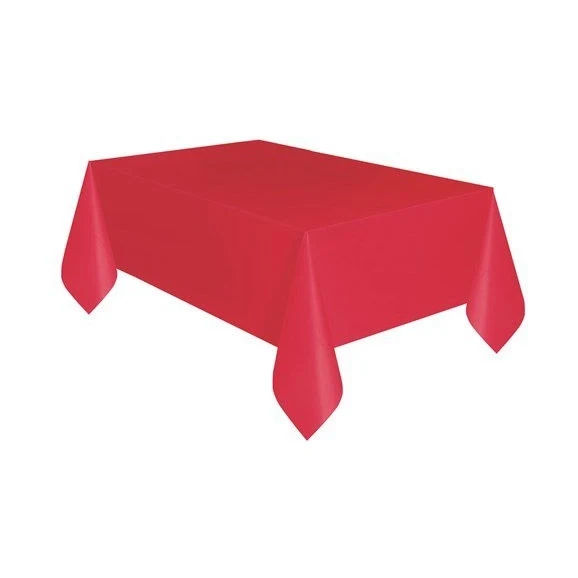 Tafelkleed rood 140x274cm