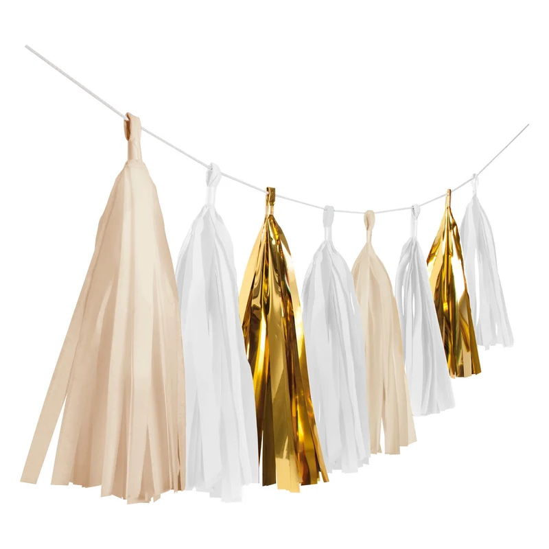 Tassel slinger Goud - 3 meter