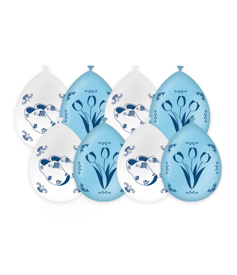Ballonnen Delftsblauw (8st)