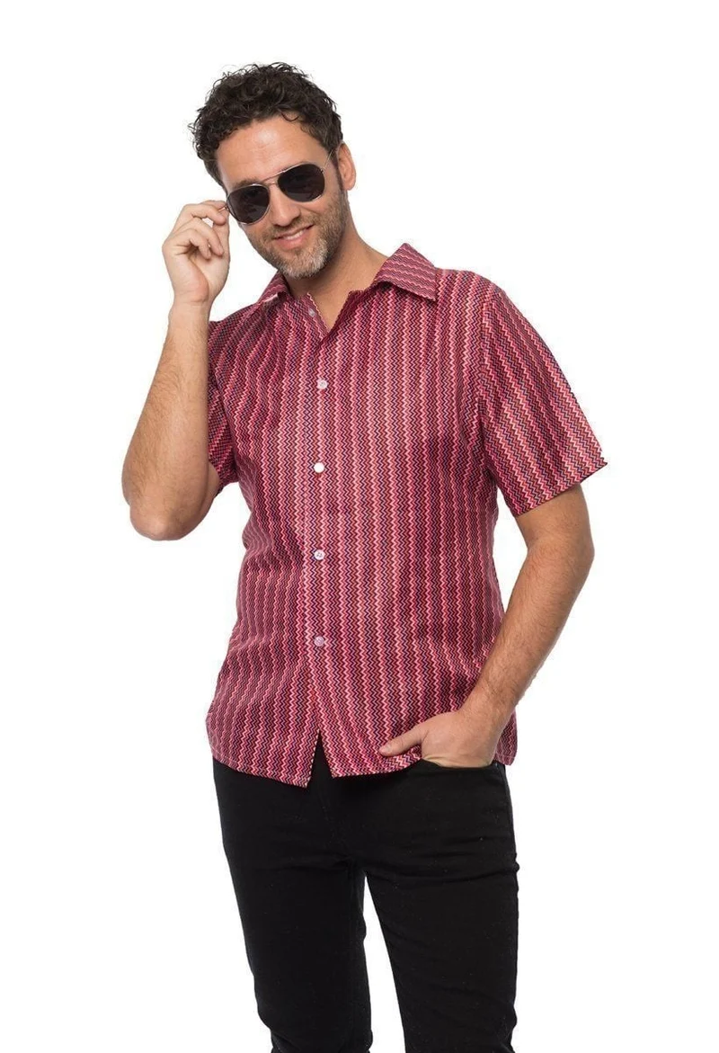 Retro 70's Blouse Rood