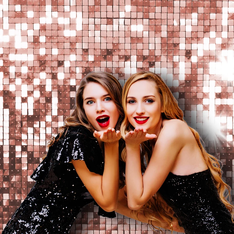 Folie achtergrond rose goud voor Photo booth en bruiloften