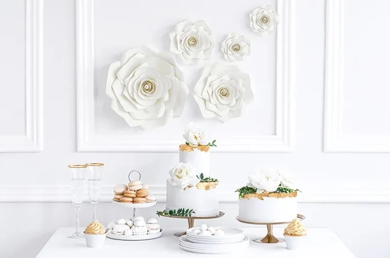 Backdrop ‘Bloemen mix’ Light Cream
