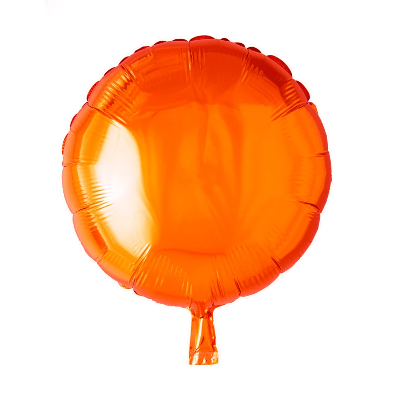 Folieballon Rond Oranje (45cm)
