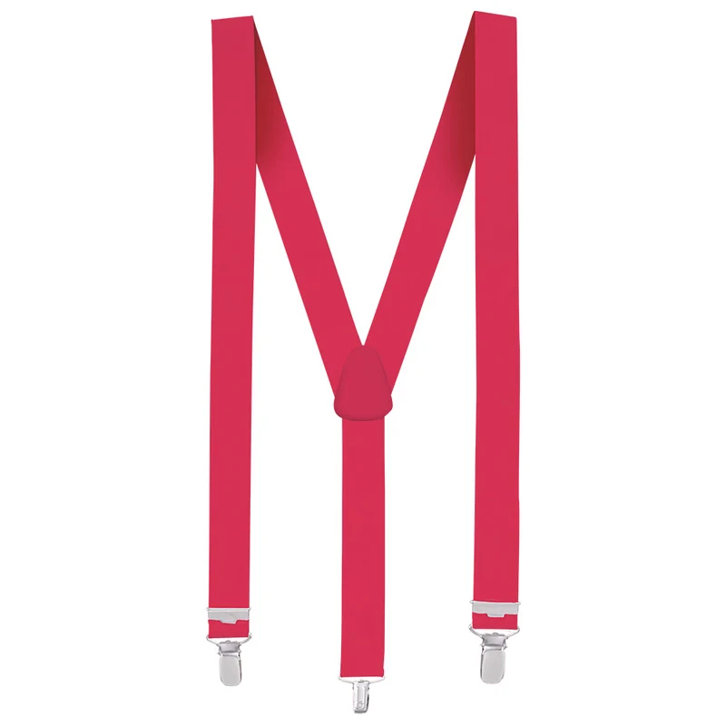 Bretels Basic neon roze