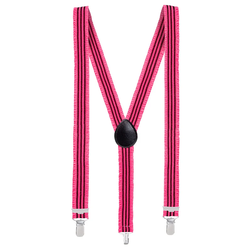 Bretels Ruches neon roze