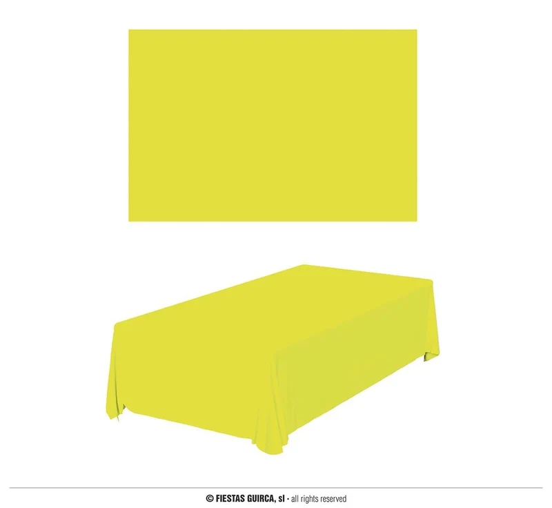 Tafelkleed Neon Geel 137x274cm