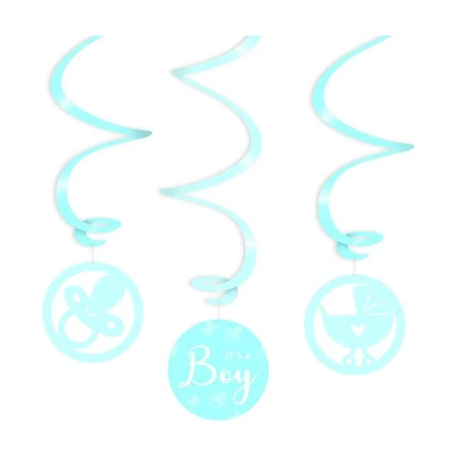 Swirl decoratie - It's a boy!