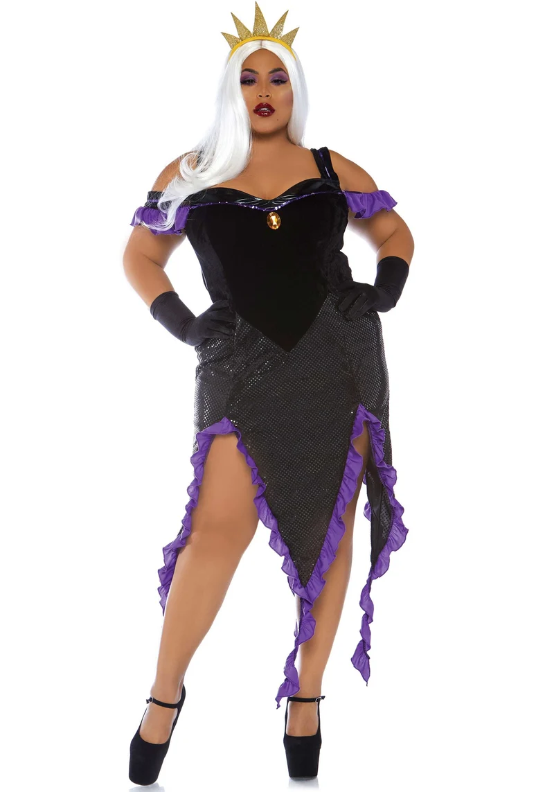 Zwoele Zeeheks Kostuum Ursula Plussize