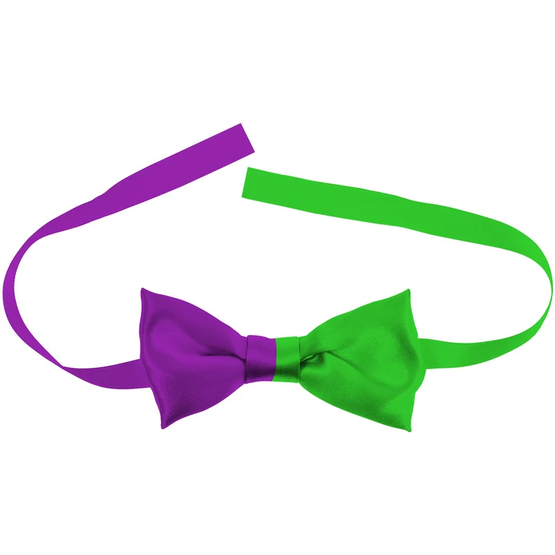 Strikje Colorblock Paars/Groen