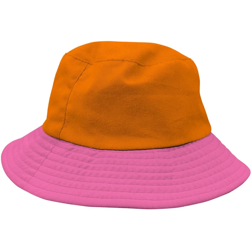 Vissershoed Colorblock Oranje/Roze