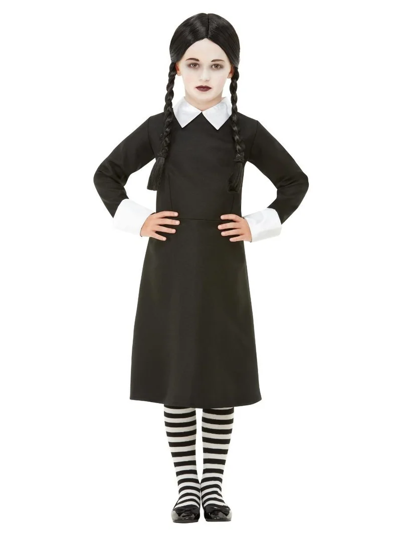 Wednesday Addams Kostuum Met Pruik
