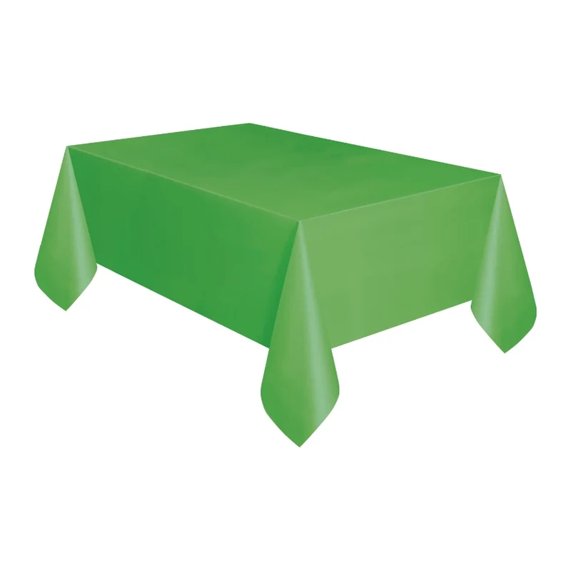 Tafelkleed lime groen plastic 137 x 274 cm