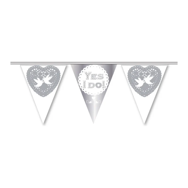 Vlaggenlijn "Yes I Do" 6 meter