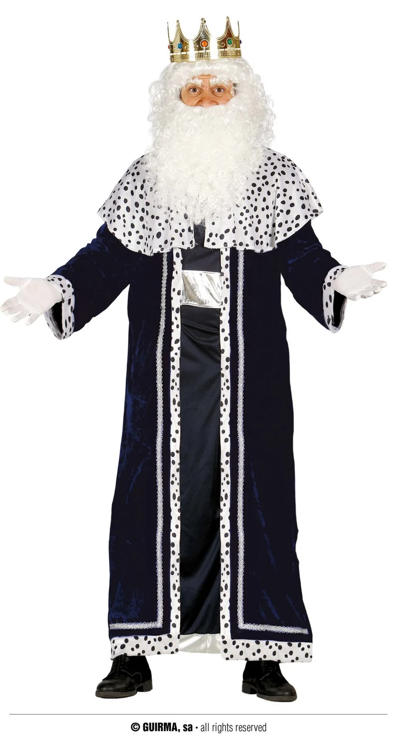 Drie Koningen Kostuum Caspar Blauw Volwassenen