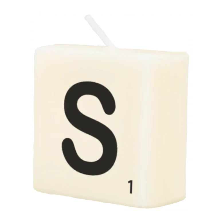 Letter Kaarsje - S