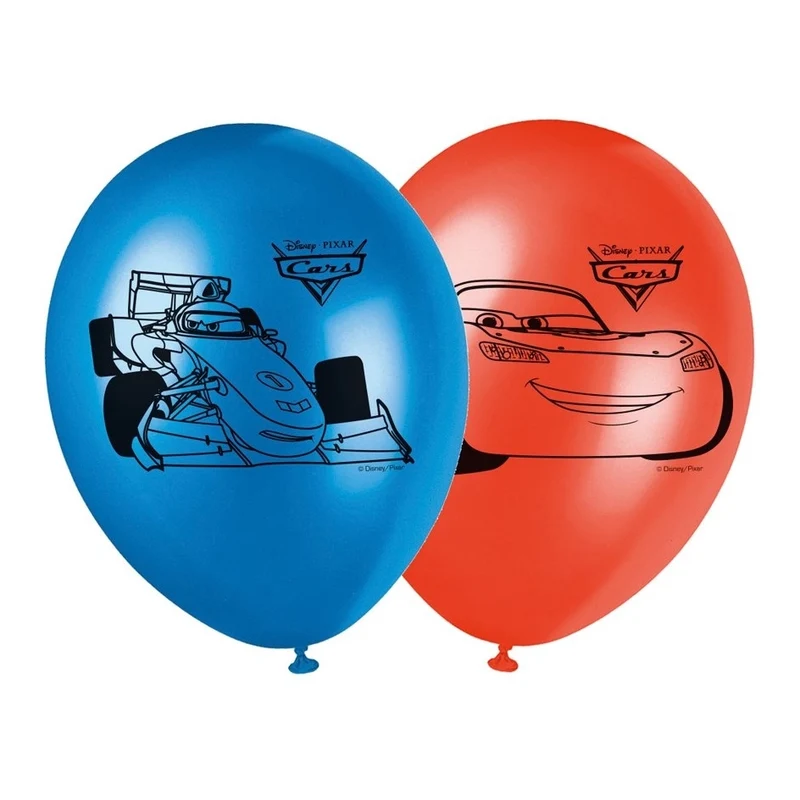 Cars 3 - Ballonnen - 8 stuks - 28cm