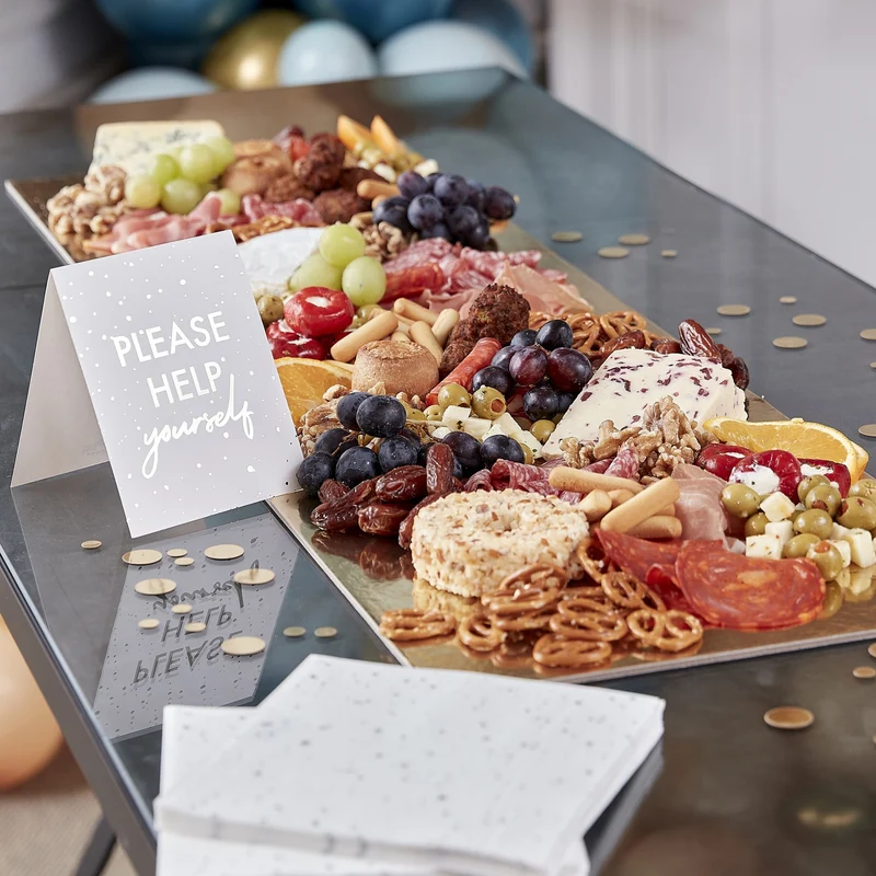 Gouden Borrelplank Set