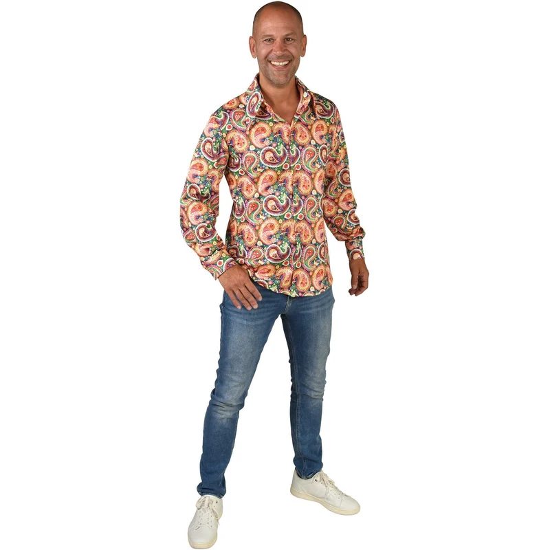 Hippie overhemd blouse Paisley