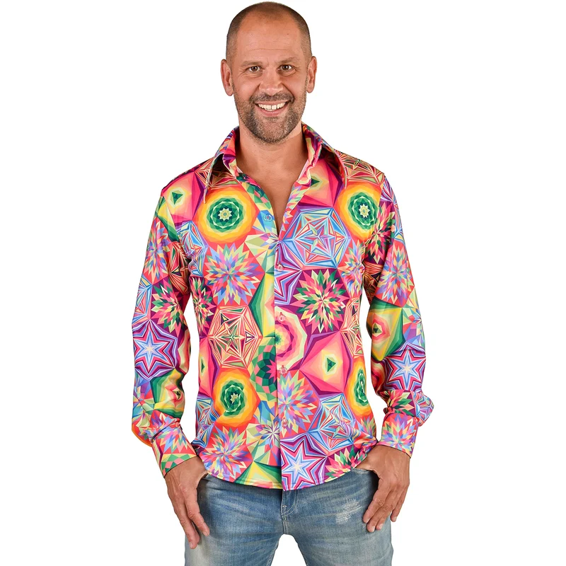 Hippie overhemd blouse Funky