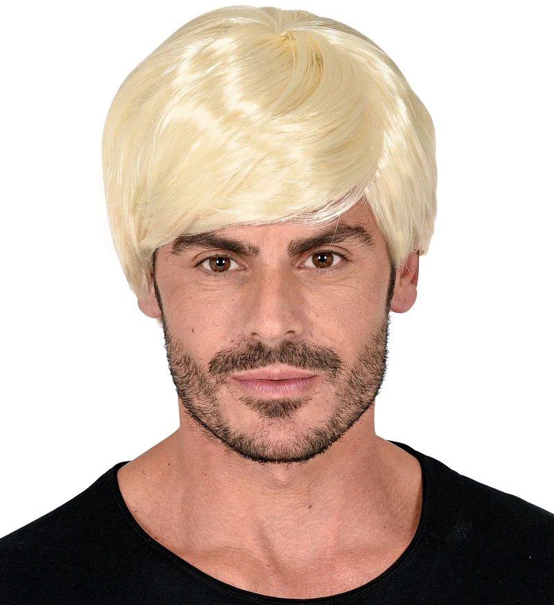Blonde karakter pruik heren